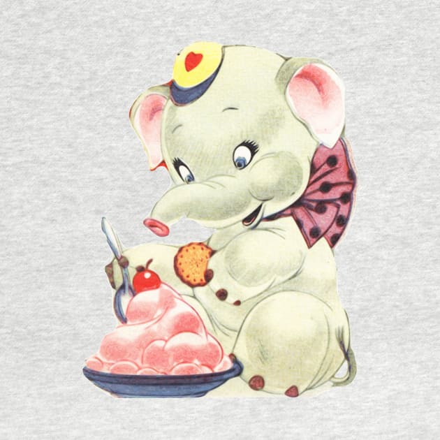 Baby Elephant eating Icecream by PatrioTEEism